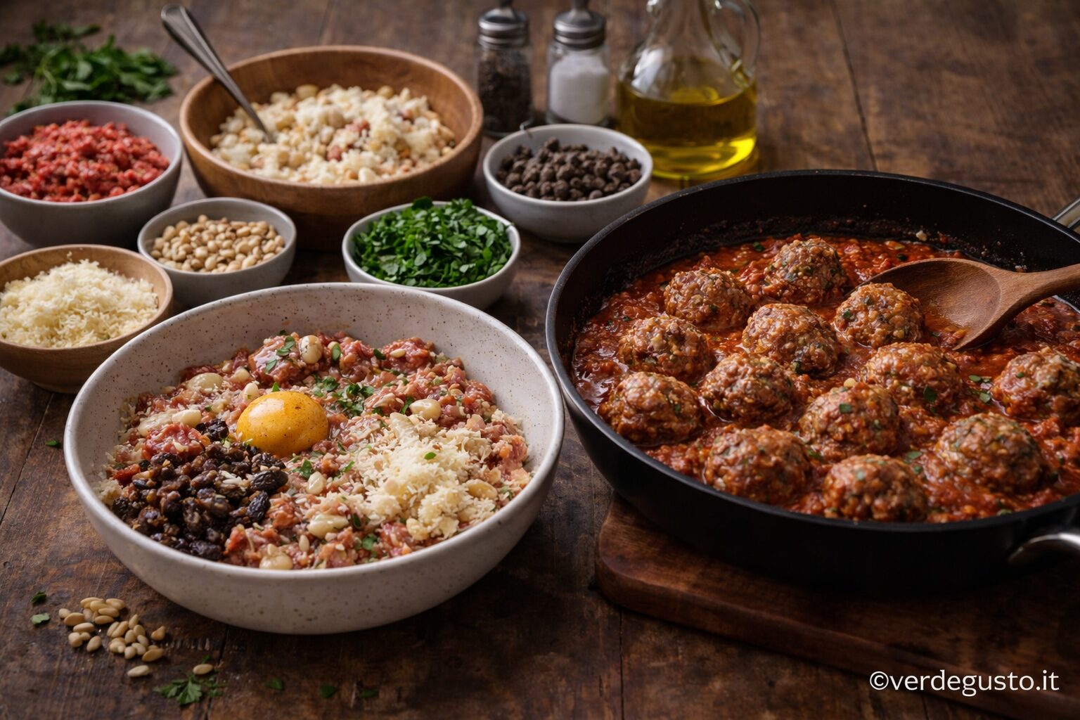 Polpette alla napoletana con sugo - Foto Vgai
