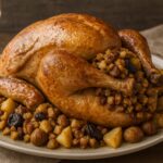 Tacchino di Natale con castagne, mele e brandy - Foto Vgai