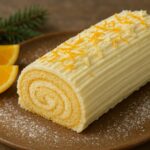 Tronchetto di Natale al cioccolato bianco e arancia - Foto Vgai