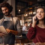 Prenotazione online al ristorante con personale e cliente