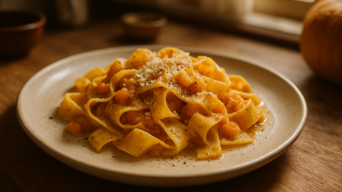 Pappardelle alla zucca · foto in evidenza